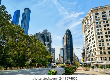 Architecture of Midtown Manhattan in New York City, United States - Powered by Shutterstock