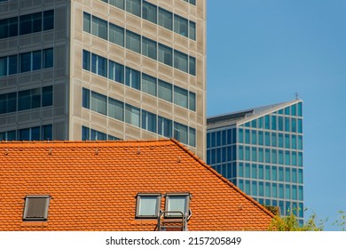 Architecture - Modern Buildings And Blue Sky - Abstract