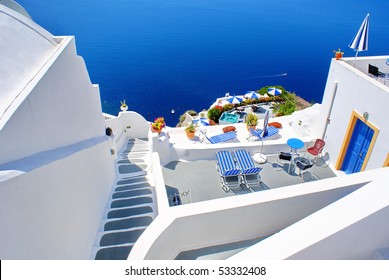 Architecture on Santorini island, Greece
