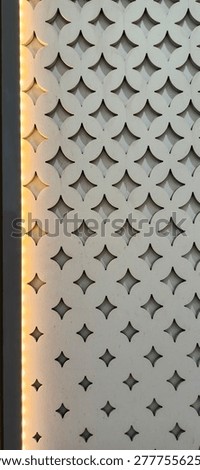 An architecture wall with Lightroom