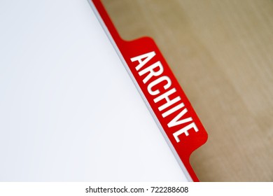 Archive tab for administration copyspace.