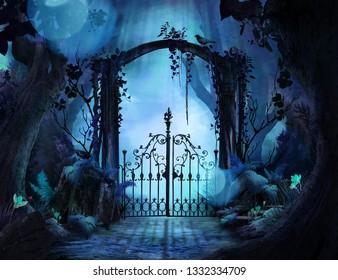 Archway In An Enchanted Garden
