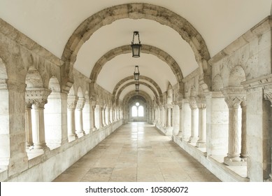 Archway at Fisherman's Bastion, Budapest, Hungary - Powered by Shutterstock