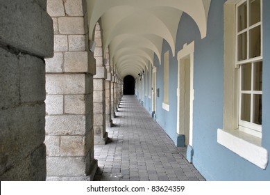 Archways At Collins Barracks Dublin Ireland