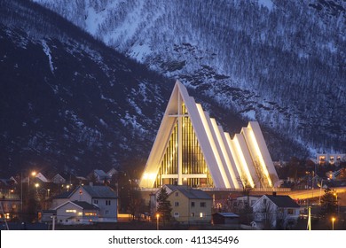 The Arctic Cathedral In Tromso.