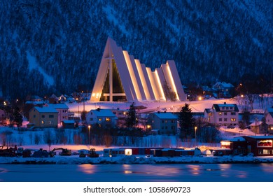 Arctic Cathedral In Tromso Norway