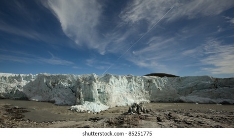 Arctic Ice Cap (Russell Glacier) At Sondrestrom (Kangerlussuaq), Greenland.