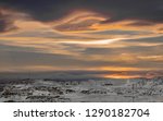 Arctic Sunset Landscape