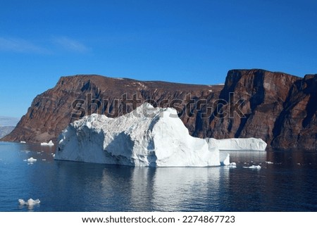 Arctic-Icebergs in Uummannaq Fjord, Greenland, Denmark