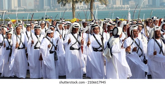 Ardah -These type of folkloric dances are very popular in the Arabian Gulf. December -18 -2019 - D0ha -QATAR
