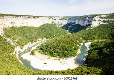 Ardeche Gorge, Rhone-Alpes, France