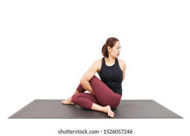 532 Half Warrior Pose Images, Stock Photos & Vectors | Shutterstock