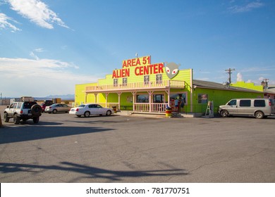 Area 51 Alien Center Shop And Gas Station Near Death Valley 