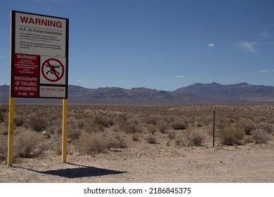 Area 51 Warning Keep Out Sign Stock Photo 2186845375 | Shutterstock