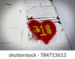 area code on wall