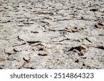 area of salt plates in the middle of death valley, called Devil