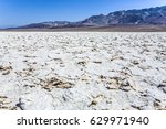 area of salt plates in the middle of death valley, called Devil