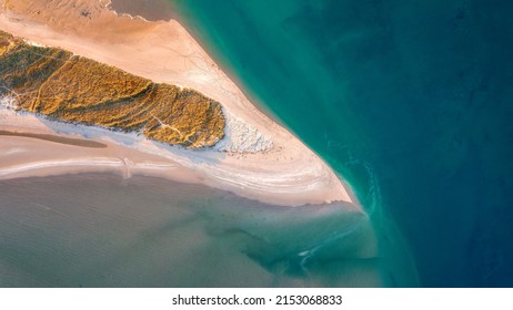 Areal View North Bull Island  Dublin Ireland