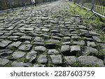 Aremberg - Wallers cobblestone sector in the Paris - Roubaix road race