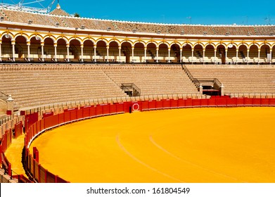 Arena Of Bullfighting In Seville