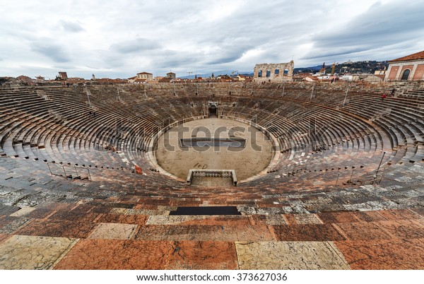 Arena Di Verona Roman Amphitheater Verona Stock Photo Edit Now 373627036