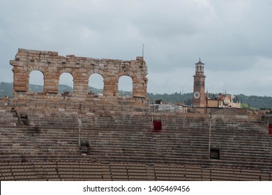 The Arena In Verona Is An Old Concert Venue That Was The Site Of Gladiator Battles.