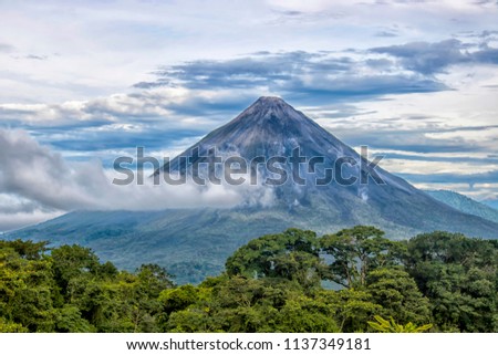 Image, Stock Photo Arenal Volcano Rises from Jungle