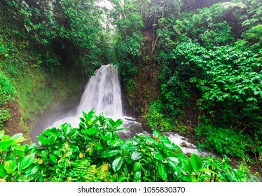 Arenal waterfall in Costa Rica