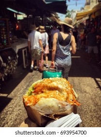 Arepas In The Tel Aviv Market