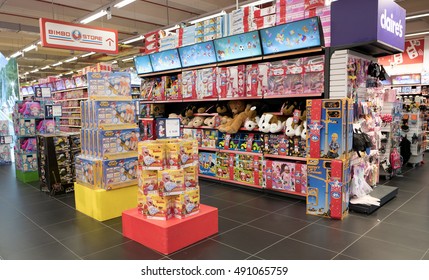 ARESE, ITALY-SEPTEMBER 28, 2016: Toy Store Of The Shopping Centre Il Centro, The Biggest European Mall, In Arese Milan.