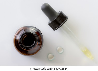 Argan Oil Bottle And Dropper 