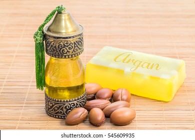 Argan Oil And Soap, Luxurious Treatment For Skin And Hair