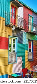 Argentina, Buenos Aires, La Boca,colorful, Building 