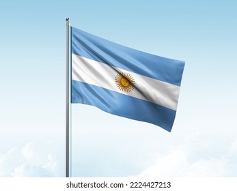 Bandera argentina en el