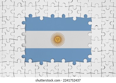 Bandera argentina en el