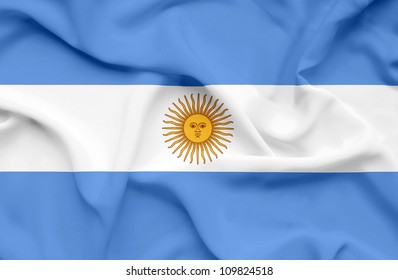 Argentina Waving Flag