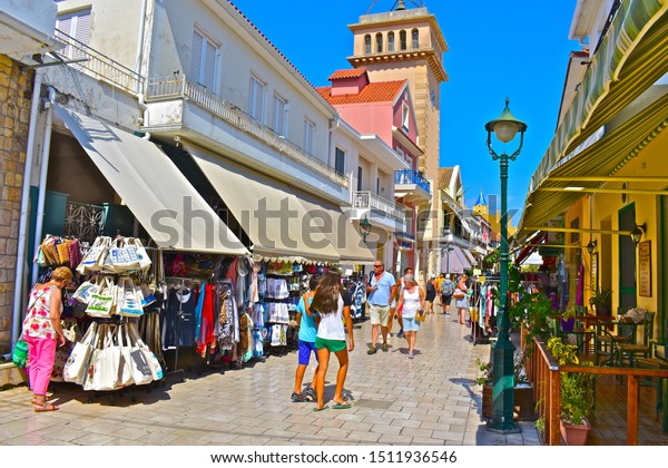 Argostoli Kefalonia Greece 962019 View Along Stock Photo Edit Now 1511936546