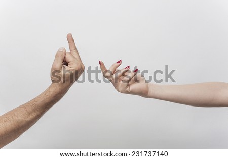 Arguing couple 2
