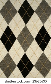 Argyle Pattern On A Sweater