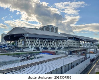 Ariake,Tokyo,Japan - July 27, 2021:Ariake Coliseum