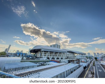 Ariake,Tokyo,Japan - July 27, 2021:Ariake Coliseum