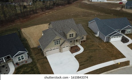 Arial Drone Photo Of House Real Estate