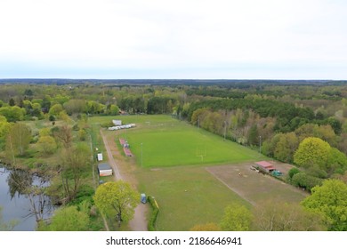 Arial Photo Of The Landscape In Germany In Eberswalde, Brandenburg (from Finow Tower)