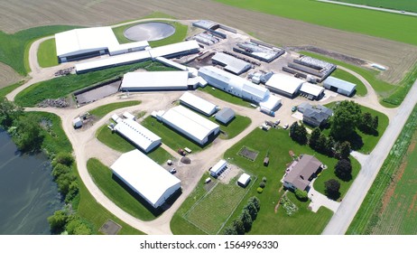 Arial Pictures Of Dairy Farm