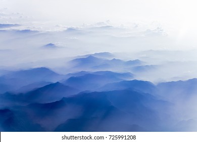 Arial View Of Beautiful Mountains