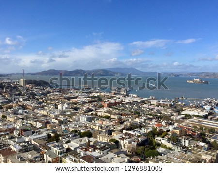 Arial view of the city