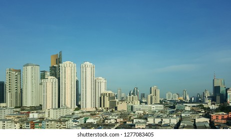 Arial View City Scape Bangkok, Thailand