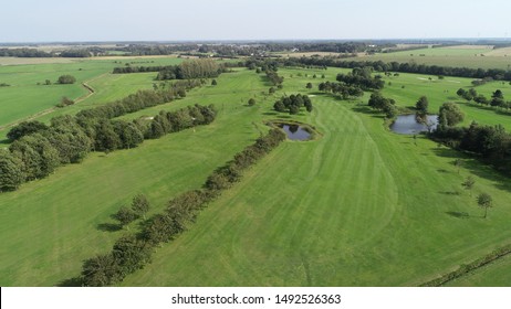 Arial View Of A Danish Golf Course