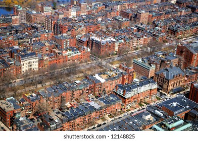 Arial View Of A Densly Populated City