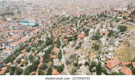 Arial View Of Destroyed And Ruin Slums.Ankara TURKEY.